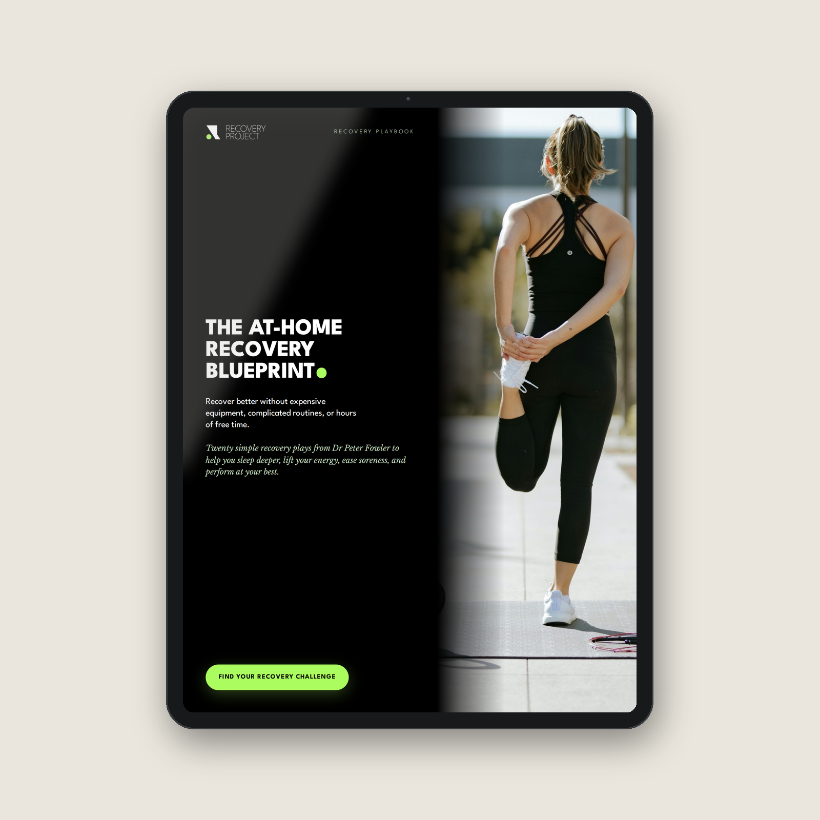 The At-Home Recovery Blueprint