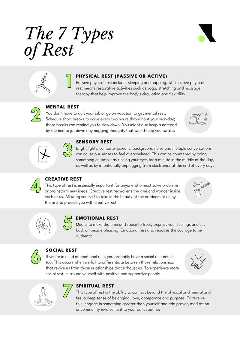 The 7 Types of Rest: Why Sleep Alone Isn't Enough